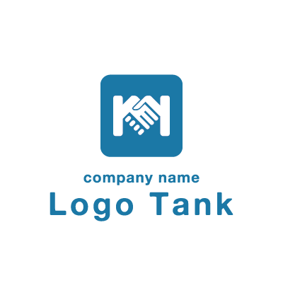 握手ロゴデザインベクトル02 epsUIDownload