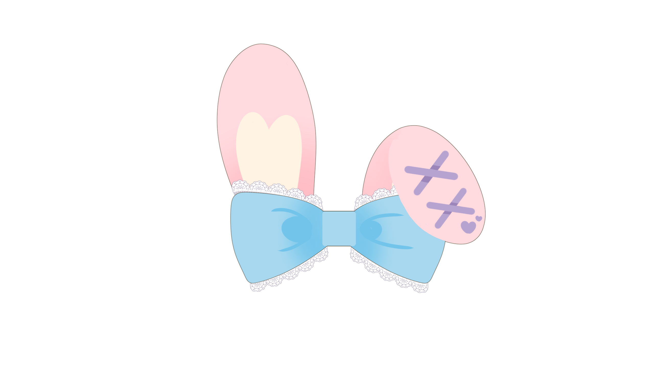 楽天市場 切り文字動物の耳セット2 1文字のサイズ：M 120×120mm 素材：カッティングシート : もじパラ コンサート応援うちわ