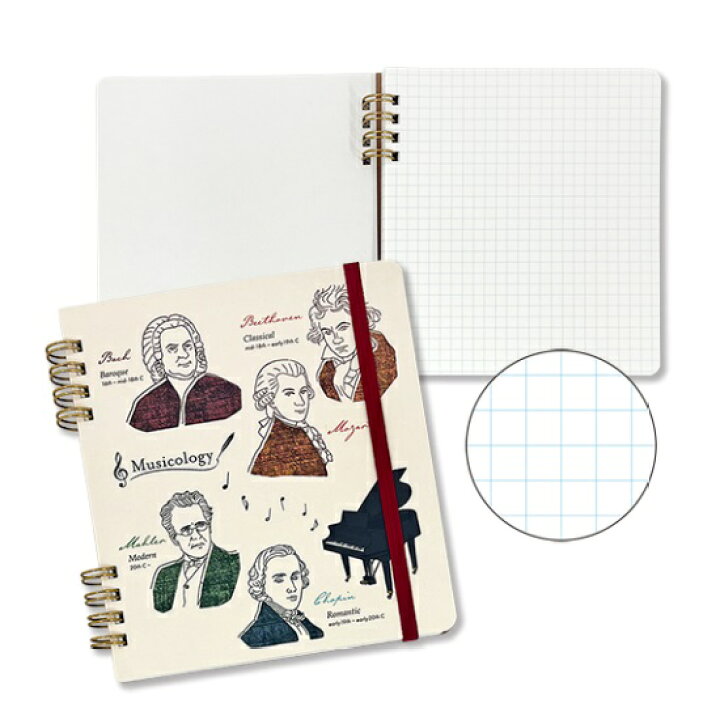 走れ！音楽家！ 横罫線ノート音楽雑貨Some Music Design音楽雑貨ブランド