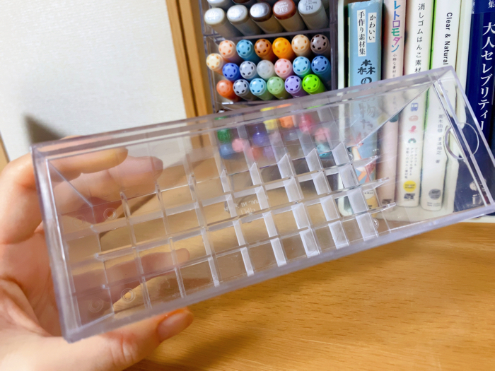 メイキング 100均アイテムで横置きコピック収納ケースを自作してみた