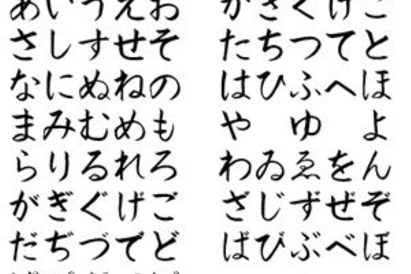 楷書体フォント