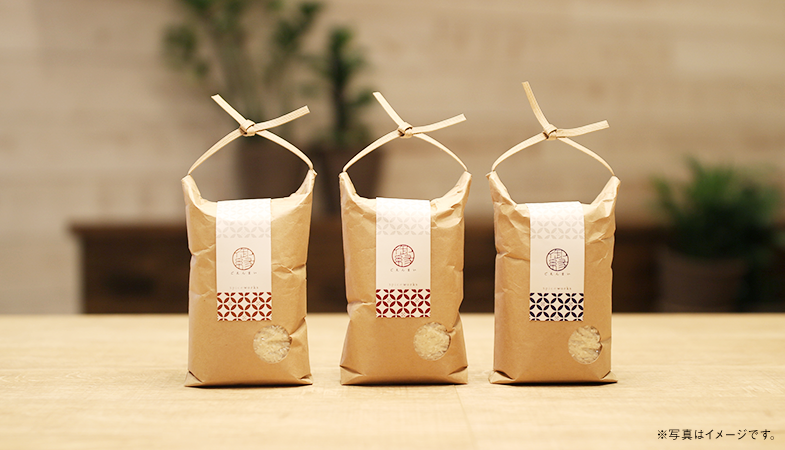 今までにない卓越したお米のパッケージデザイン 籾殻からできたお米のケースAXIS Webデザイン の視点で、人間の可能性や創造性を伝えるメディア