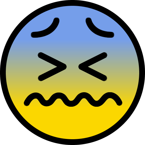 参った表情のニコちゃんマーク 絵文字アイコン園だより、おたよりで使えるかわいいイラストの無料素材集 イラストだより