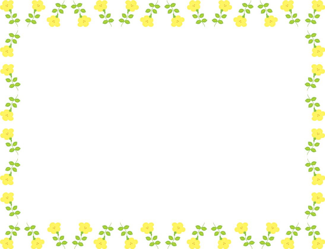 A4サイズで印刷・縦型でかわいいピンク「コスモスの花」のフレームデザインでフリーフレーム 飾り枠 Decome