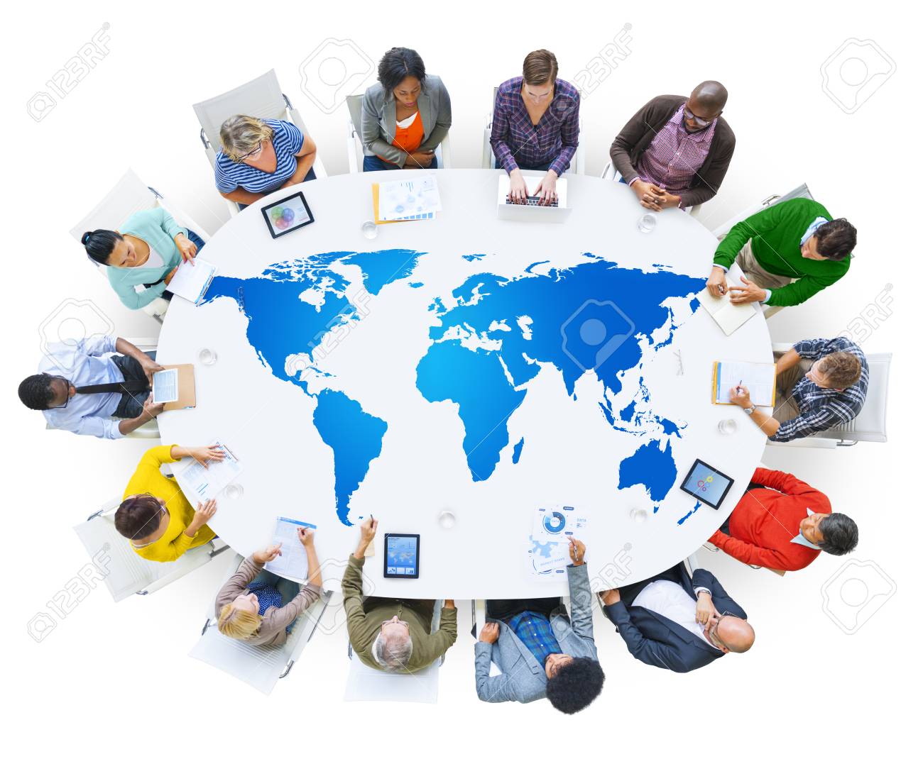 世界の青い鮮やかな画像。 グローバル化のコンセプト」のイラスト素材 148503752Shutterstock