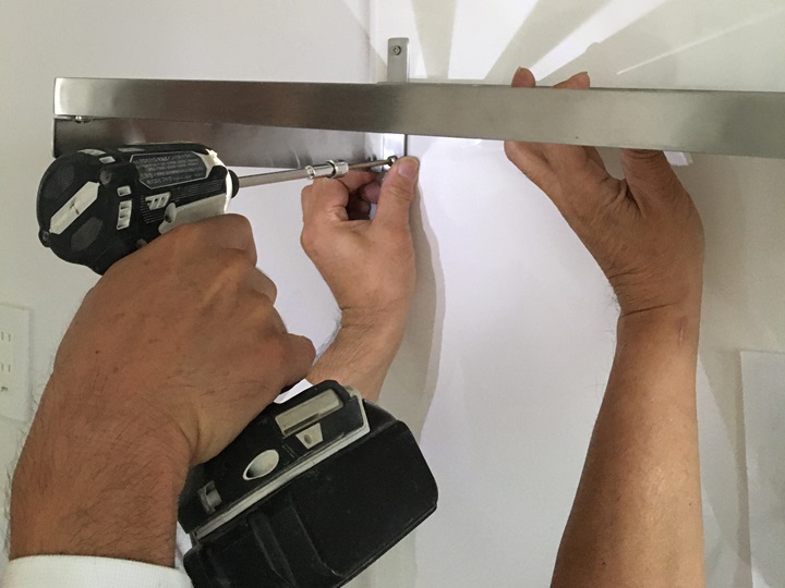 IKEA KUNGSFORS シェルフ ステンレススチール 取扱説明書