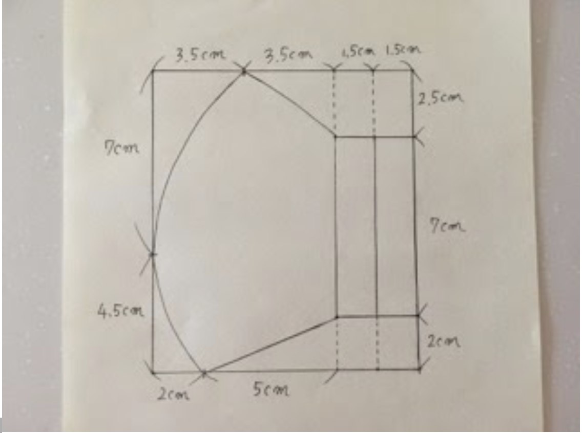 実物大「立体マスクの型紙」ご活用ください！北海道新聞おらが街のブログ＊高橋新聞店 北海道 旭川市