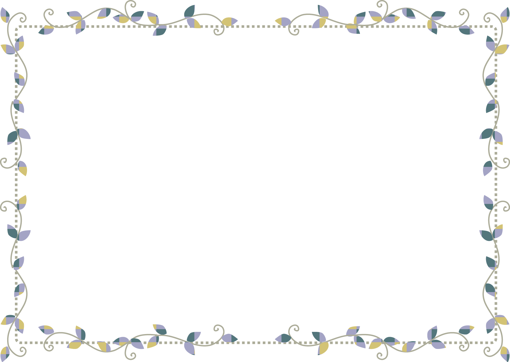 シンプルでおしゃれなエレガントフレーム飾り枠イラスト無料 フリー86590素材Good