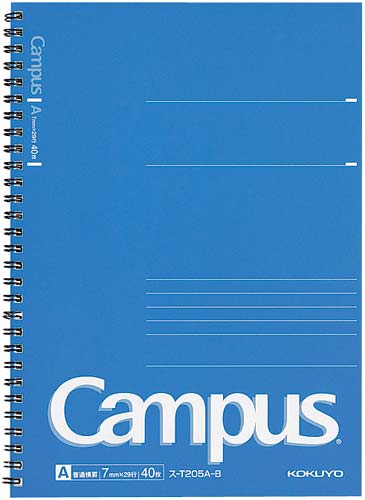 スイング・ロジカルWリングノート PP表紙 A5 ブルースイング・ロジカルノートスイング・ロジカルノートシリーズノート・紙製品製品紹介ナカバヤシ株式会社：アルバム・製本・シュレッダー・情報整理の総合サポータ