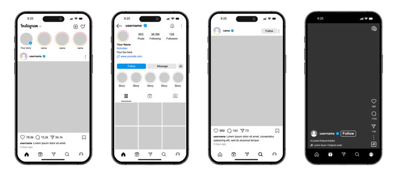 インスタ＆LINE＠はじめました！POP Canvaテンプレート1枚MIMOMI