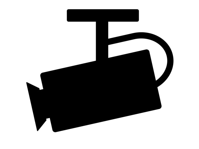 監視 防犯カメラ作動中」の貼り紙テンプレート Word・ワードポステン.com