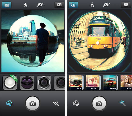 InFisheye」正方形サイズのユニークな魚眼レンズ写真が撮影できるアプリiPhone・Android対応のスマホアプリ探すなら.Apps