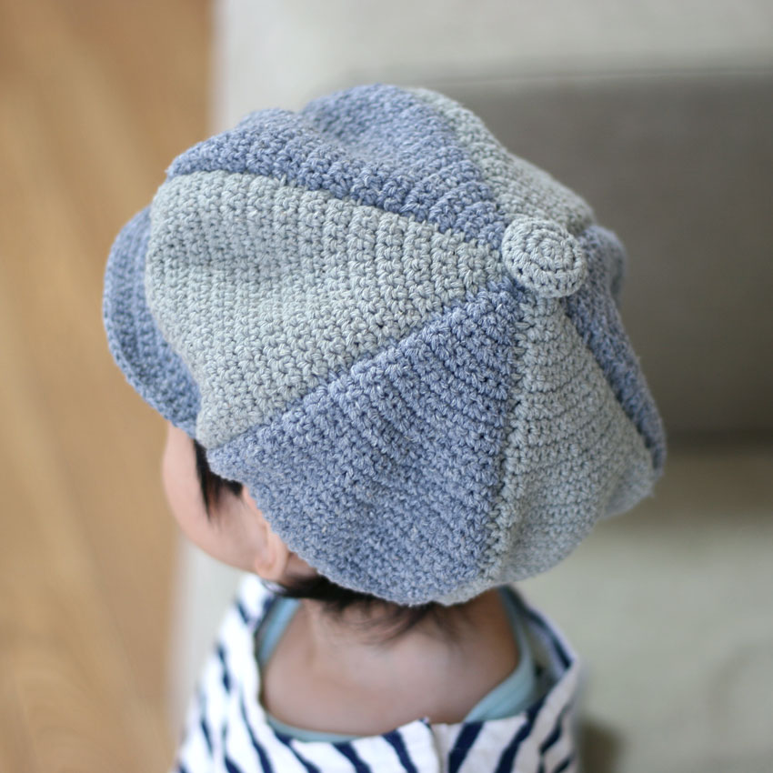 編み図PDF 猫耳ニット帽編み図レシピ ※パソコンのみダウンロード可13s.crochet