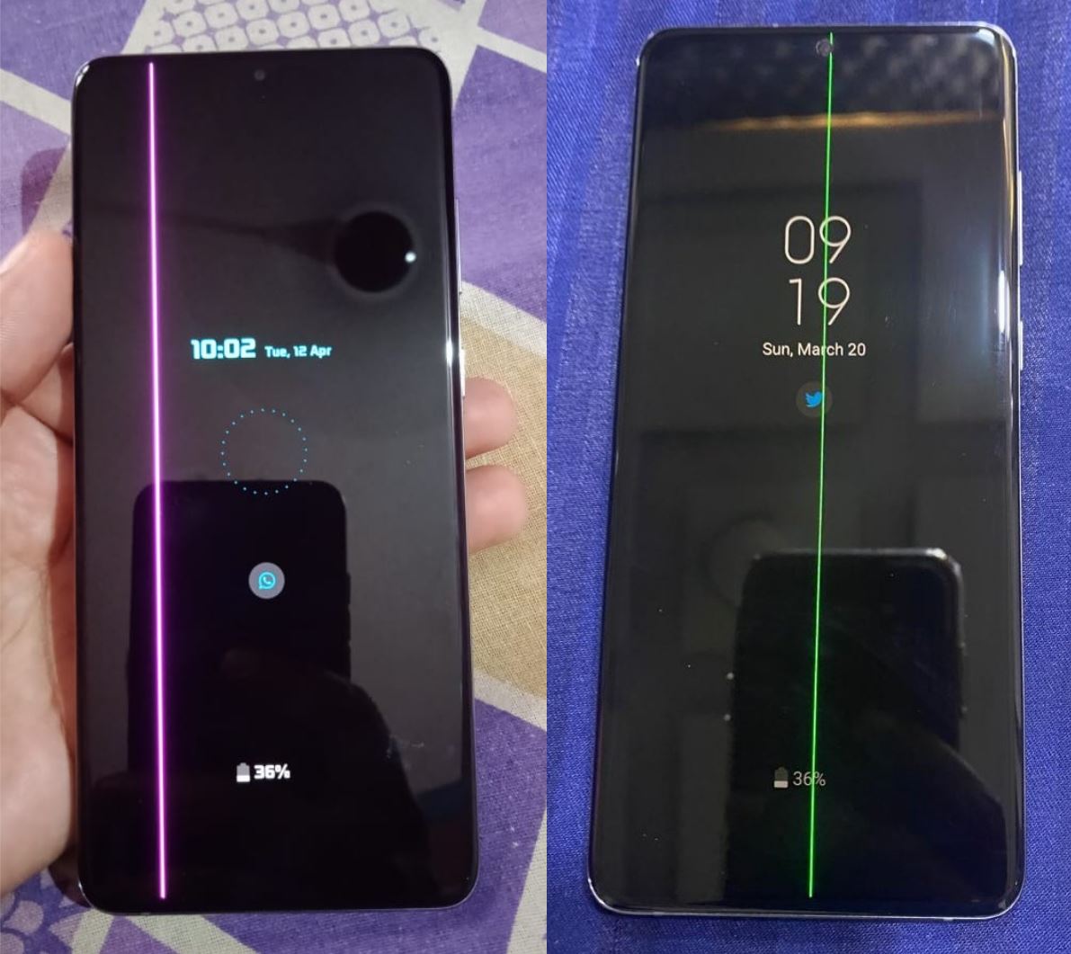 落としてピンクの縦線が出ているiPhone11ProMax ー那覇新都心店 – 沖縄 iPhone修理 スマイルファクトリ