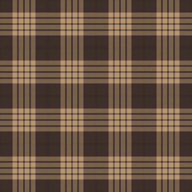 ベージュのベクトル生地テクスチャ チェック柄背景チェック テキスタイル プリント包装紙ギフト カードや壁紙のシームレスなパターン, タータンパターン,タータン, チェック柄背景壁紙画像素材無料ダウンロード - Pngtree