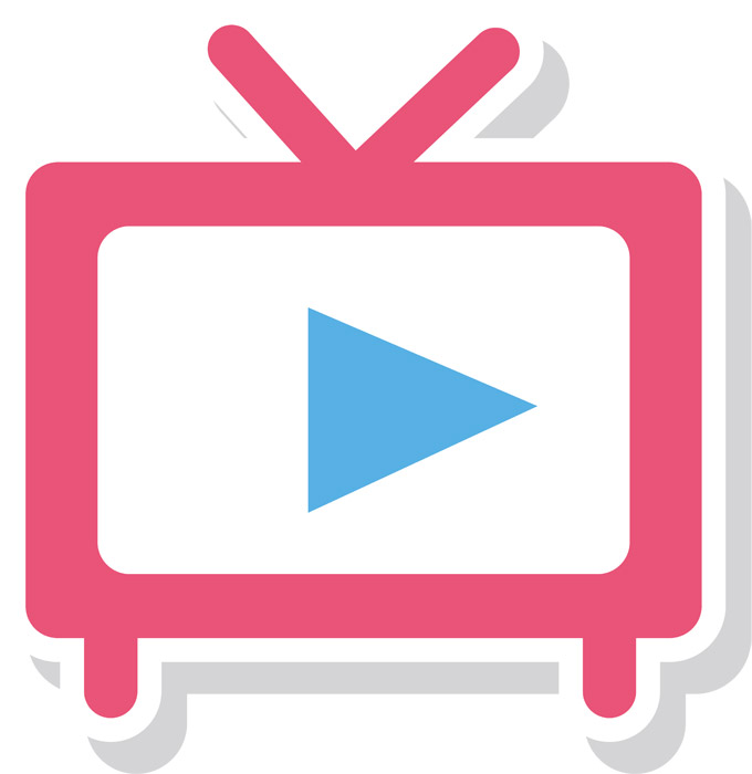 フリーイラストカチンコマークの動画再生アイコンパブリックドメインQ：著作権フリー画像素材集