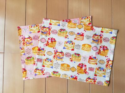 作り方☆「レース付きランチョンマット」切り替えあり裏地あり無料型紙工房ことろ