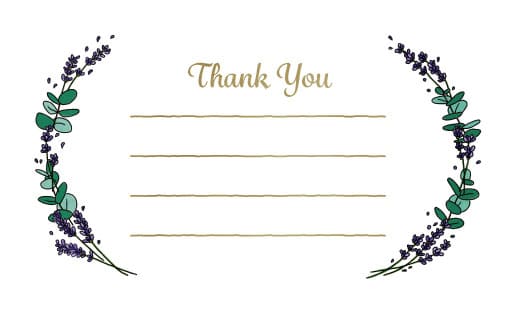 サンキューカードが簡単に作れる！無料テンプレート集 ラベル印刷net