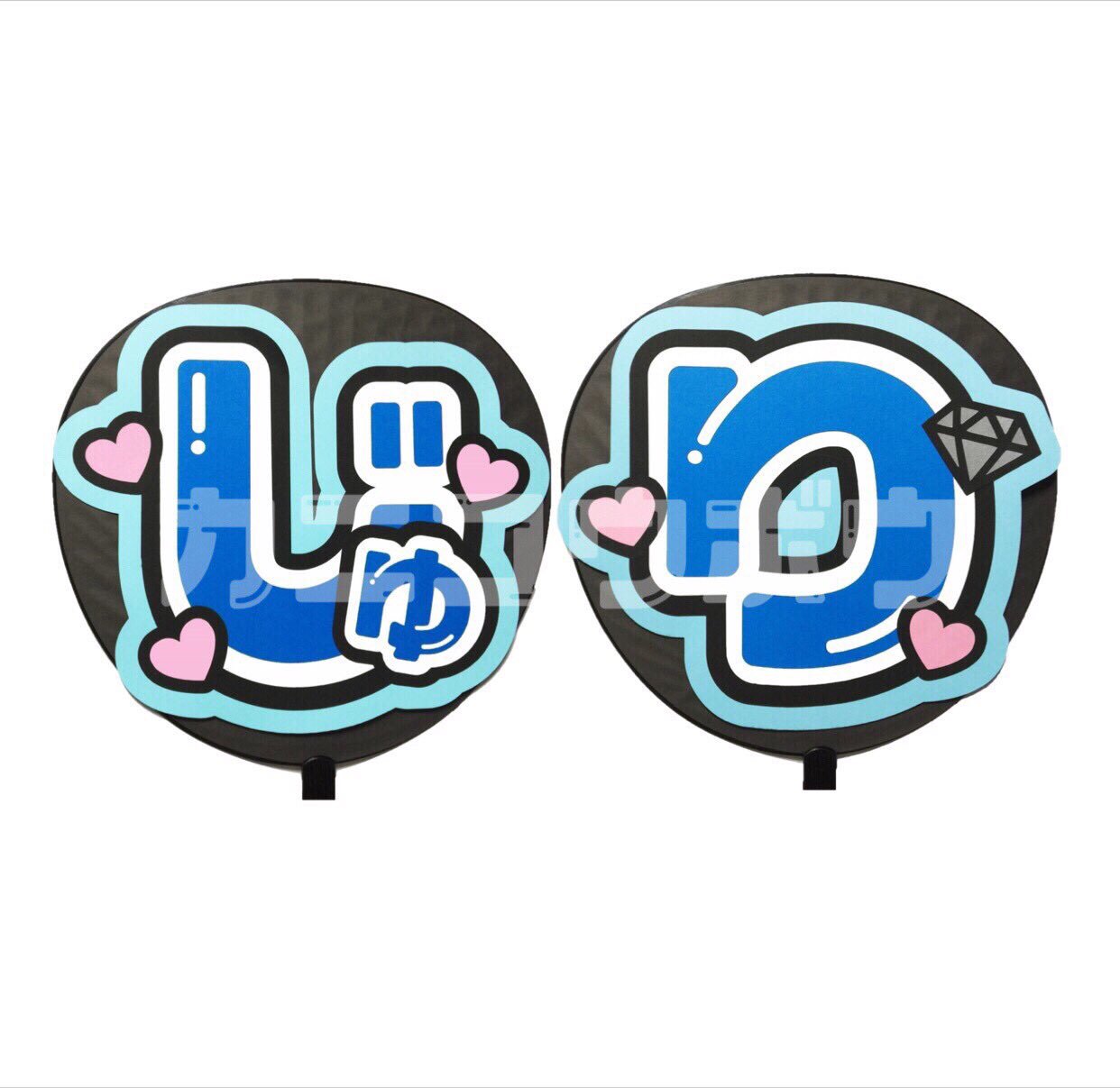 🎀オーダーありがとうございました🎀 ▪️規定外小 ▪️みんとキッス ▪️蛍光イエロー ▪️カッティングブラック ▪️カッティングホワイト▪️グリッターグリーン ▪️星×3 インスタフォローで 初回 500円オフ ✨ 是非フォローお願いします🧸🎀うちわ屋さん団扇