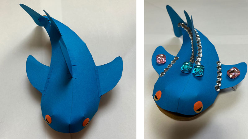 ケント紙で立体を作る～初心にかえって～