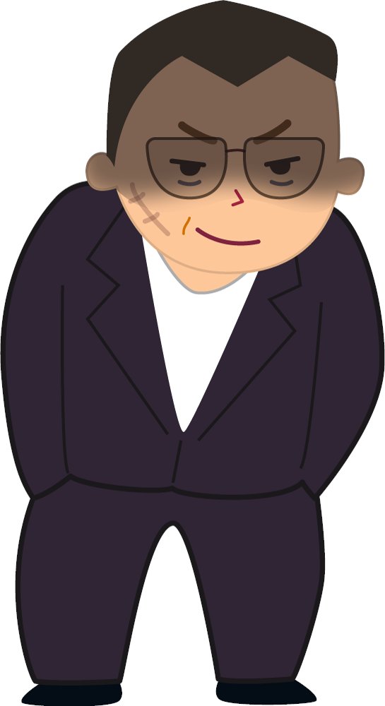 商店街やショッピング街のイラストマップのイラストマップ - ZONE Commercial Area・UP-DOWN TOWN