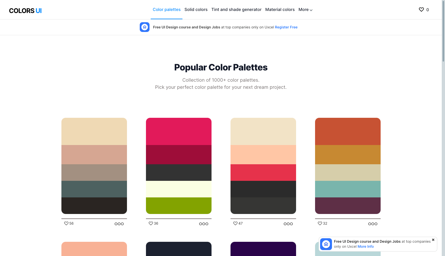 春のかわいいカラーパレット一覧とカラーコード