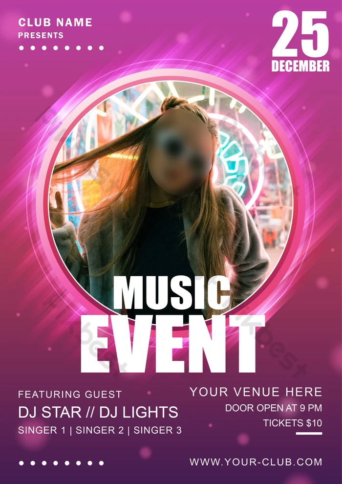 イベントポスターテンプレートでおしゃれなデザインを無料で作成！ Canva