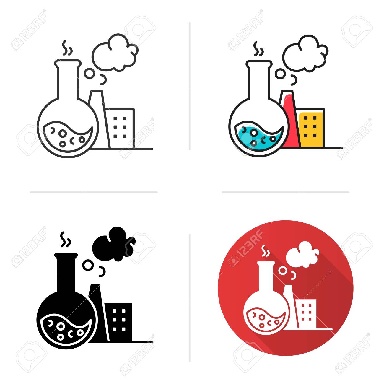 家庭用化学薬品のアイコンを設定する化学家庭用化学薬品ボトル ベクターイラスト画像とPNGフリー素材透過の無料ダウンロード - Pngtree