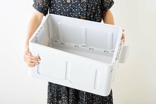 やっと見つけた！😃 メルカリ物販用の 在庫保管ケース！🧚‍♀️ Standard Productsの フォールディングバスケット¥1,000 税込¥1,100 💁‍♀️ 軽量、折りたたみ可能、 適度な収納容量👍 少しずつ買い揃えていこう😊メルカリ物販在庫保管方法在庫管理