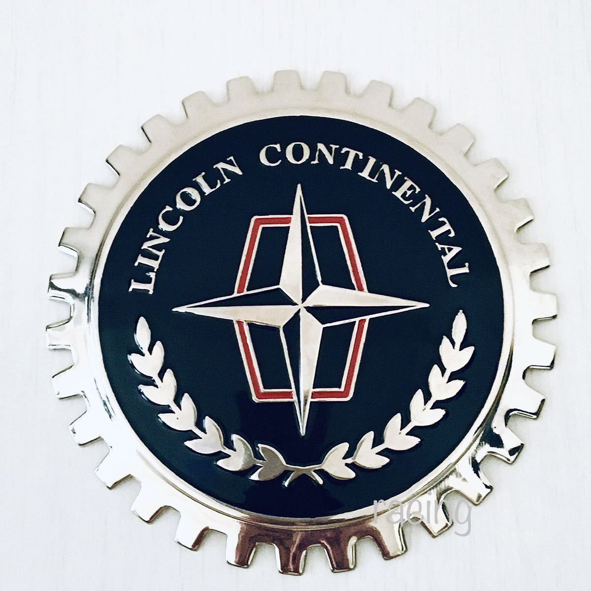 USA Lincoln リンカーン コンチネンタル フロントグリル エンブレム バッヂ シボレー ハマー キャデラック continental