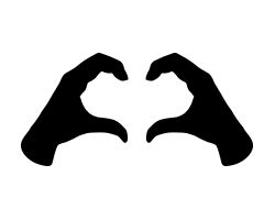 片手で指ハートをする左手のベクターイラストのイラスト素材102506392- PIXTA