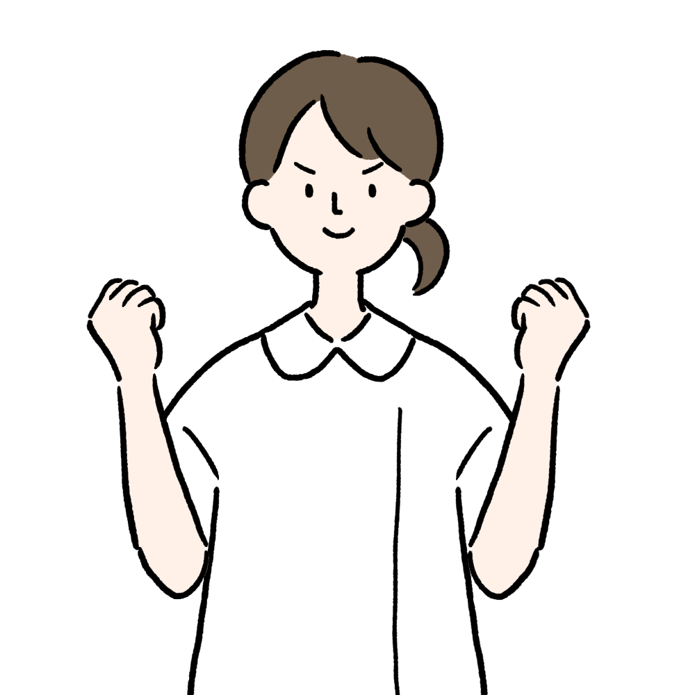 女性ポーズ お任せ女性無料イラスト素材Good