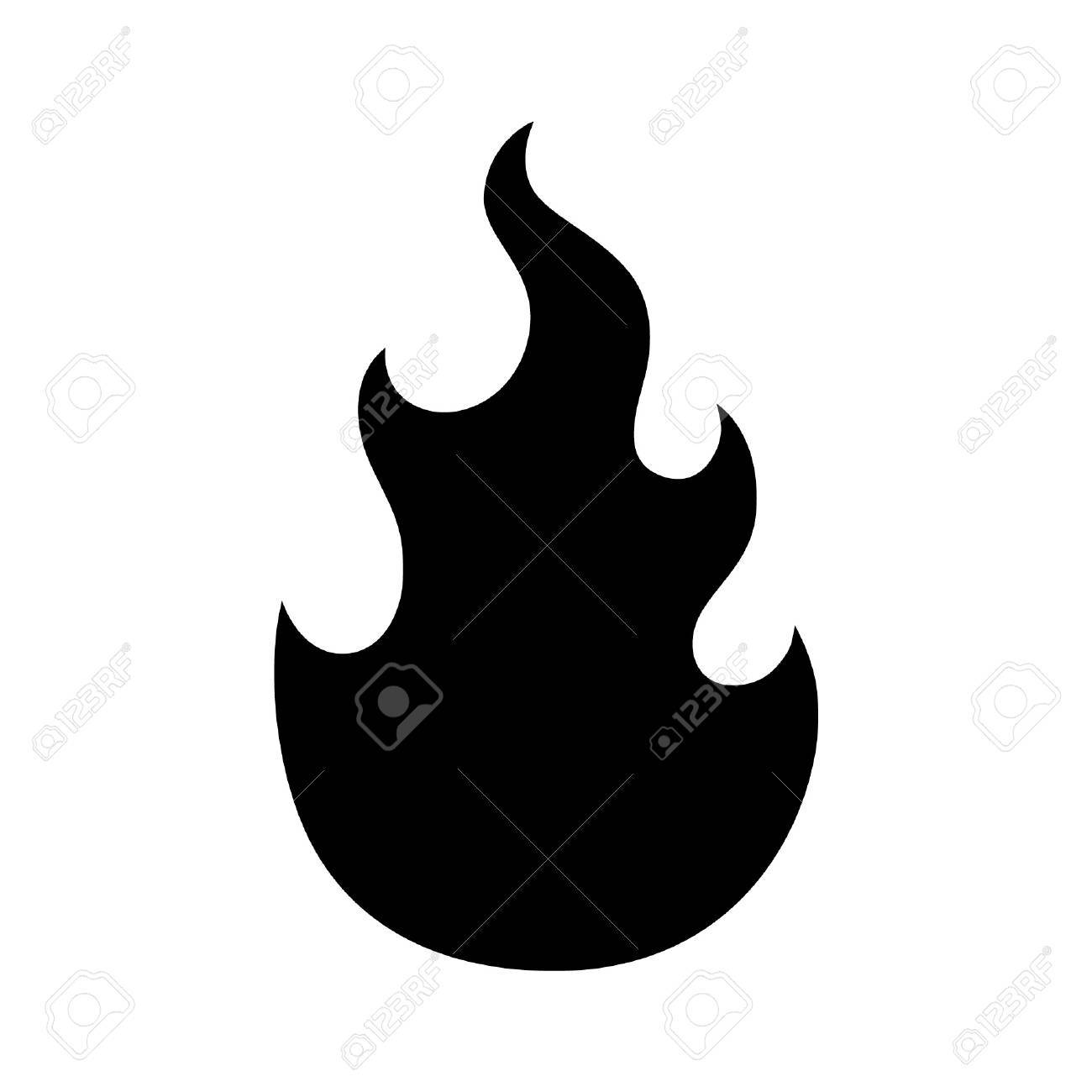 炎のアイコンの無料イラストイラストセンタ