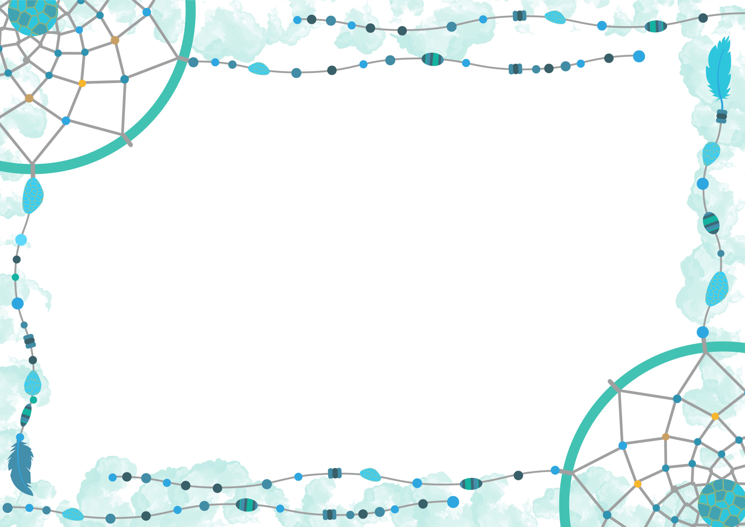 ExcelやWordに挿入し、文字の入力や写真などを組み合わせる事ができるかわいいフレーム素材・学校や会社の注意喚起や呼