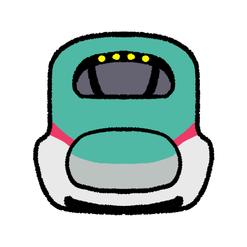 鉄道無料のAi・PNG白黒シルエットイラスト