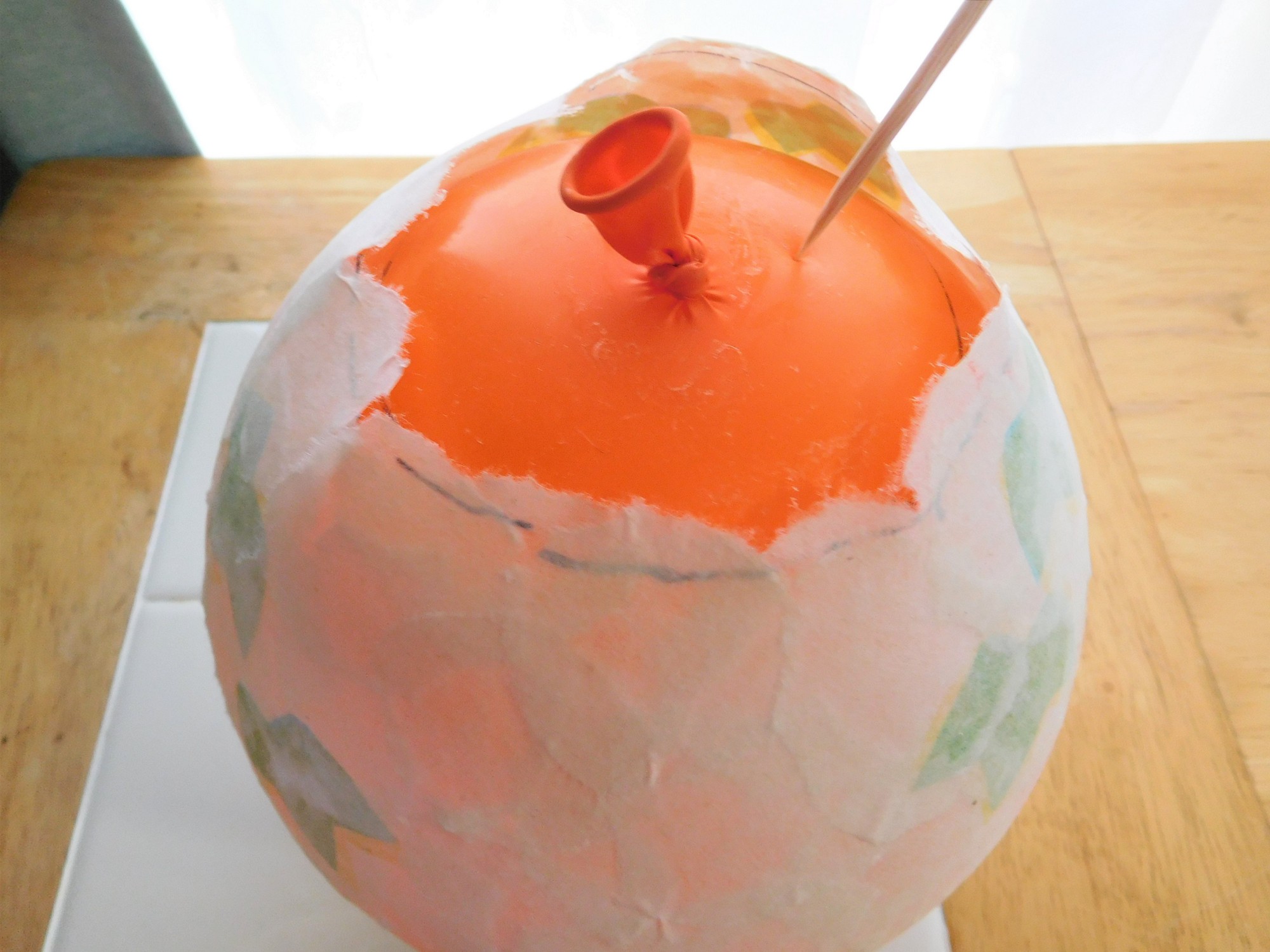 誰でも簡単にできる和紙で作る和柄のランプシェード