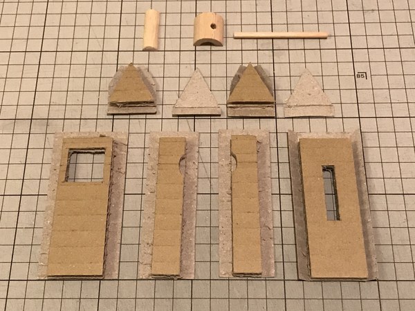 『ダンボール工作キット 電車』の作り方 HAKOBOX