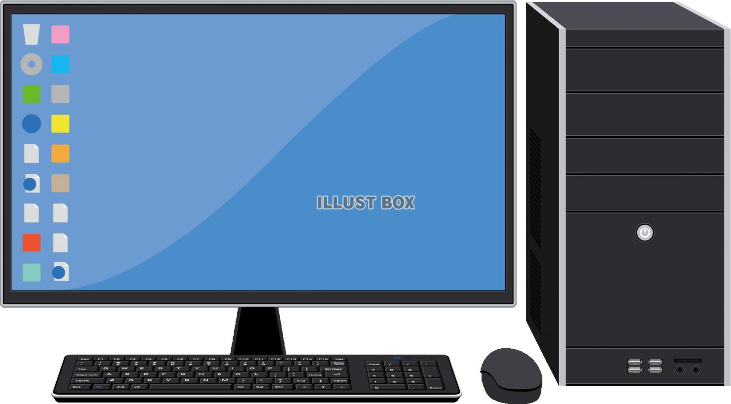 デスクトップPCクリップアートプリントアウトファクトリーMyRICOH マイリコー