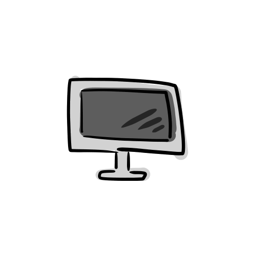 液晶テレビ - フリー素材集「イラストのっく」