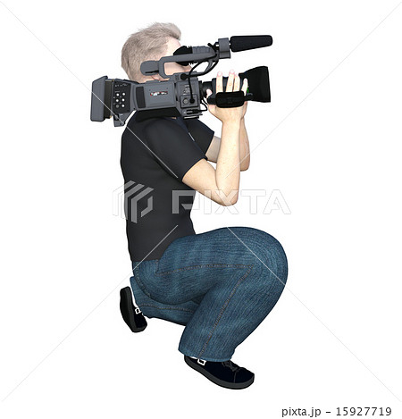 テレビカメラマン・映像作家 男性 のイラスト – フリーイラスト素材集 KuKuKeKe