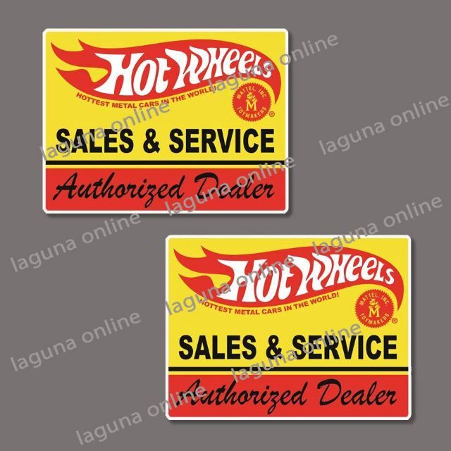 ホットウィールロゴマグネットステッカ