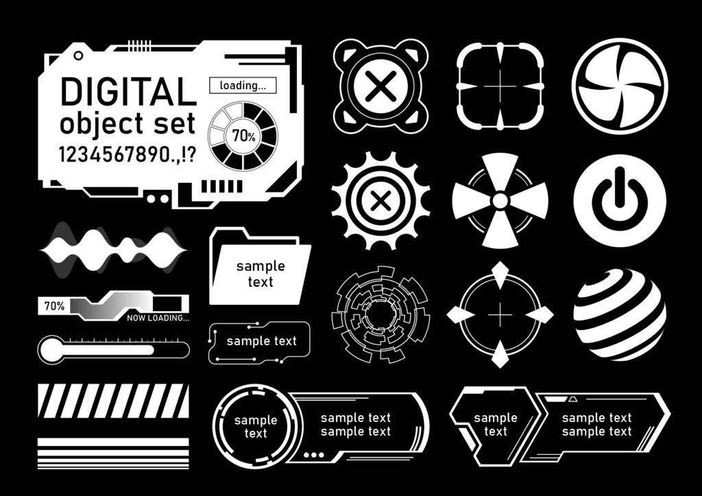 ナチュラルデザイン素材セット の Stock ベクターAdobe Stock