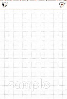 方眼紙-罫線1mm-黒ダウンロード