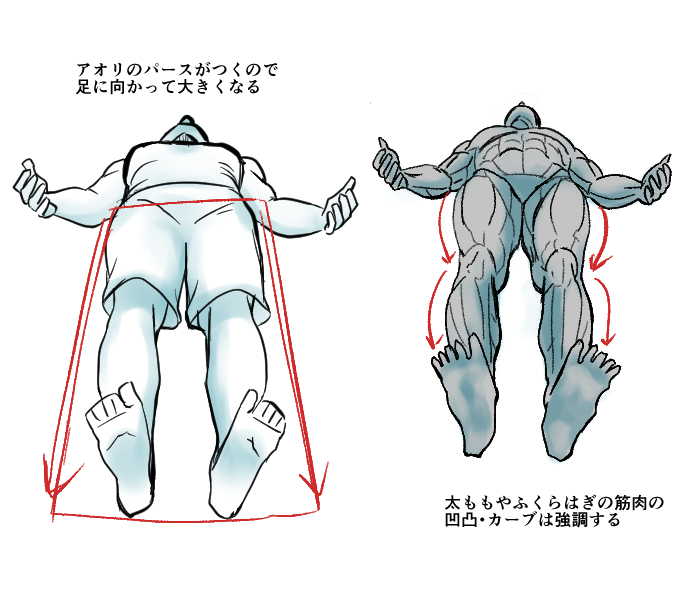 初心者も簡単！アオリ構図の描き方 - オンラインイラスト教室アタムアカデミ
