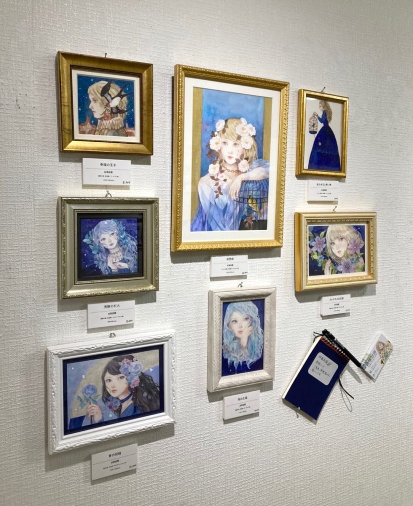 絵の展示につけるキャプションボードの作り方│アーリーフィンチは早起き小鳥〜絵と配色とデザインと