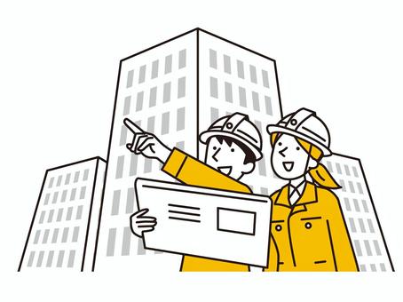 建設現場・工事現場のポスター ・イラスト 無料 フリー ダウンロードサイト