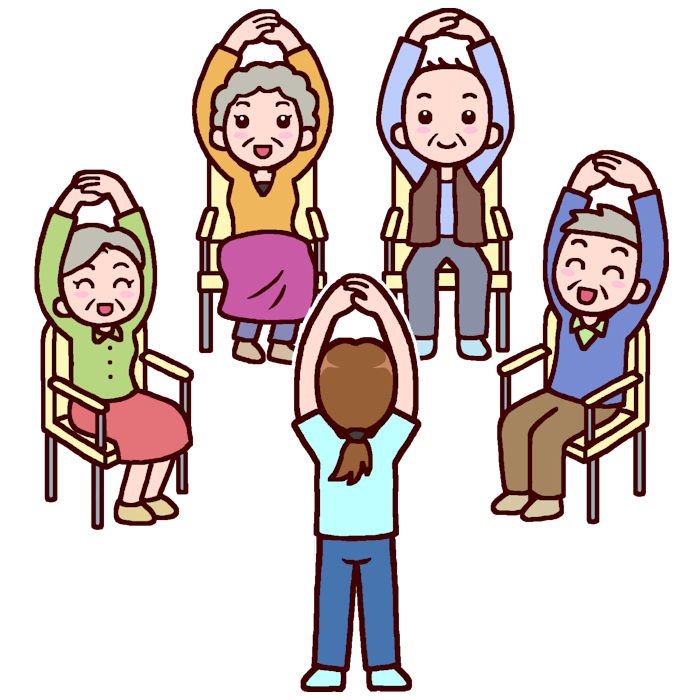 デイサービス 入浴 高齢者 ケアスタッフ イラスト の Stock イラストAdobe Stock