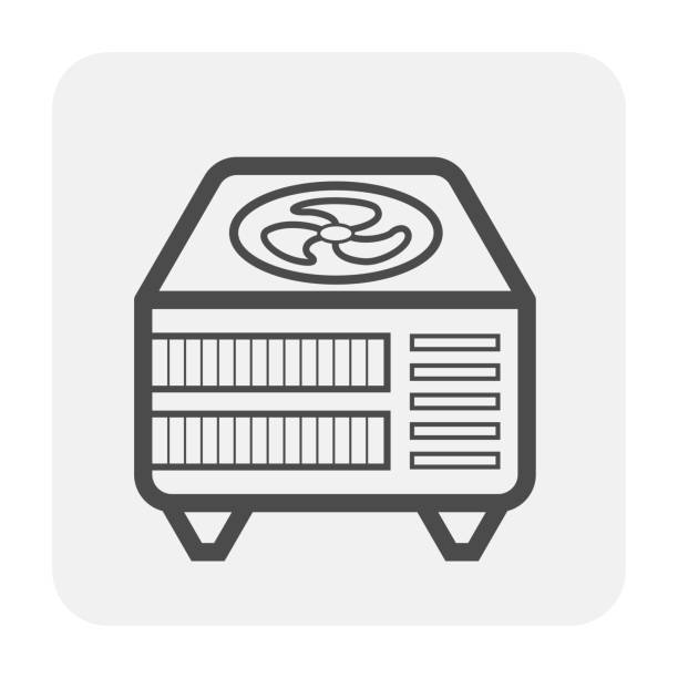 室外機のイラストフリー、無料で使えるイラストカット.com