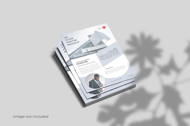 Flyer mockup 画像 - Freepikで無料ダウンロード