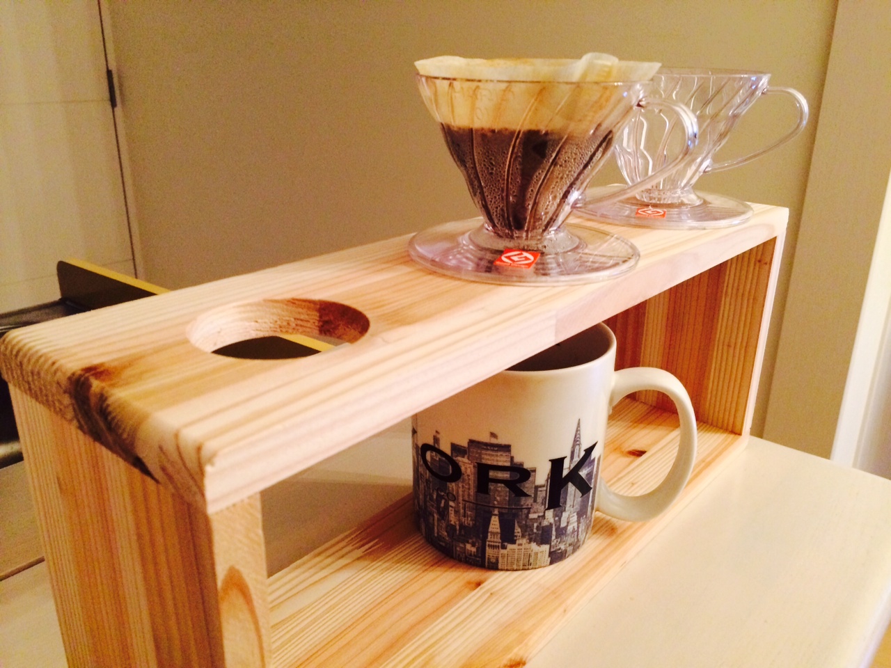 自作 コーヒードリップスタンド